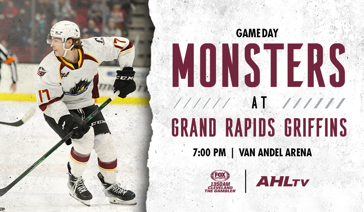 Game Preview: Monsters at Griffins 03/11 | Cleveland Monsters