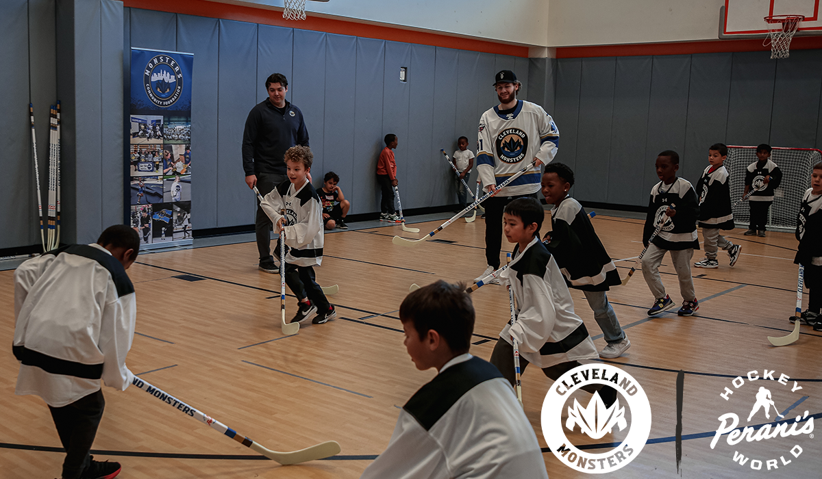 Cleveland Monsters are launching a new floor hockey program for local schools